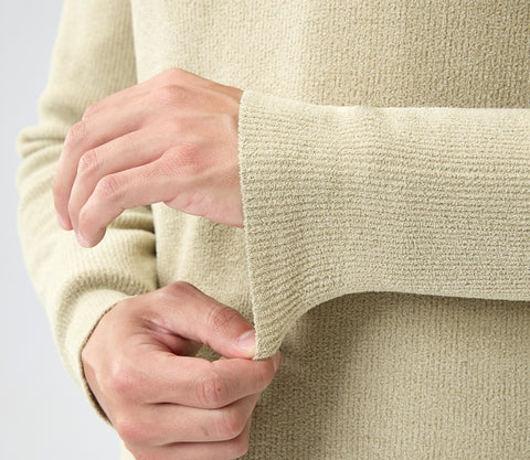 Innovative Men's Soft-Touch Fabric Sweater