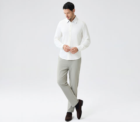 Ultimate Cotton Shirt Textured Pique Breathable & Soft