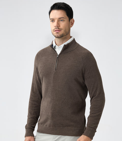 Premium Soft-Touch Zip-Up Sweater