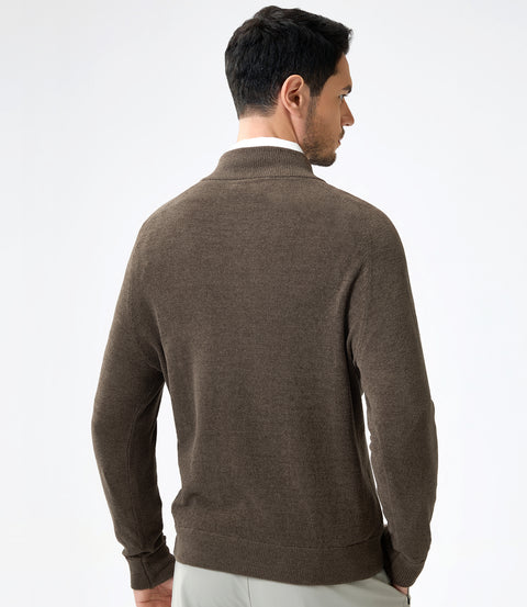 Premium Soft-Touch Zip-Up Sweater