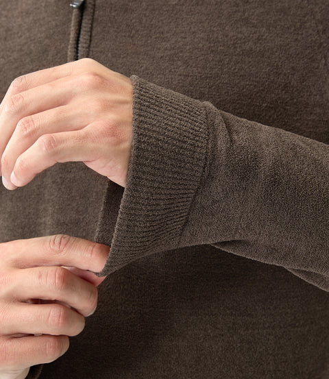 Premium Soft-Touch Zip-Up Sweater