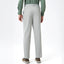 Premium Warp-Knitted Trousers with Elastic Waist & Zippered Back Pocket