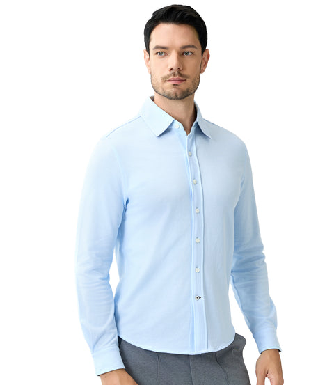 Ultimate Cotton Textured Pique Breathable Shirt