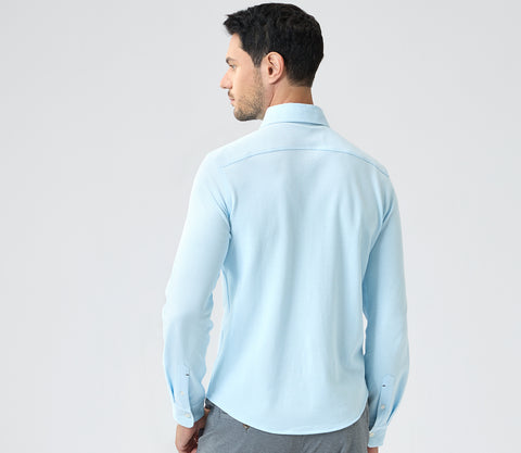 Ultimate Cotton Shirt Textured Pique Breathable & Soft