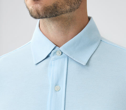 Ultimate Cotton Shirt Textured Pique Breathable & Soft