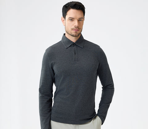 Ultimate Cotton Polo Textured Pique Breathable & Soft