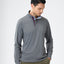 Luxury Hidden Zipper Fleece-Knit Polo