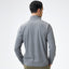 Luxury Men's Fleece-Knit Polo Shirt with Hidden Zipper Placket Soft and Textured Fabric