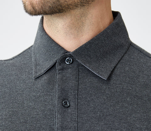 Ultimate Cotton Polo Textured Pique Breathable & Soft