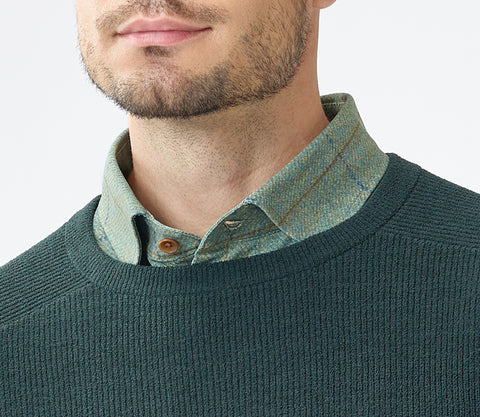 Innovative Men's Soft-Touch Fabric Sweater